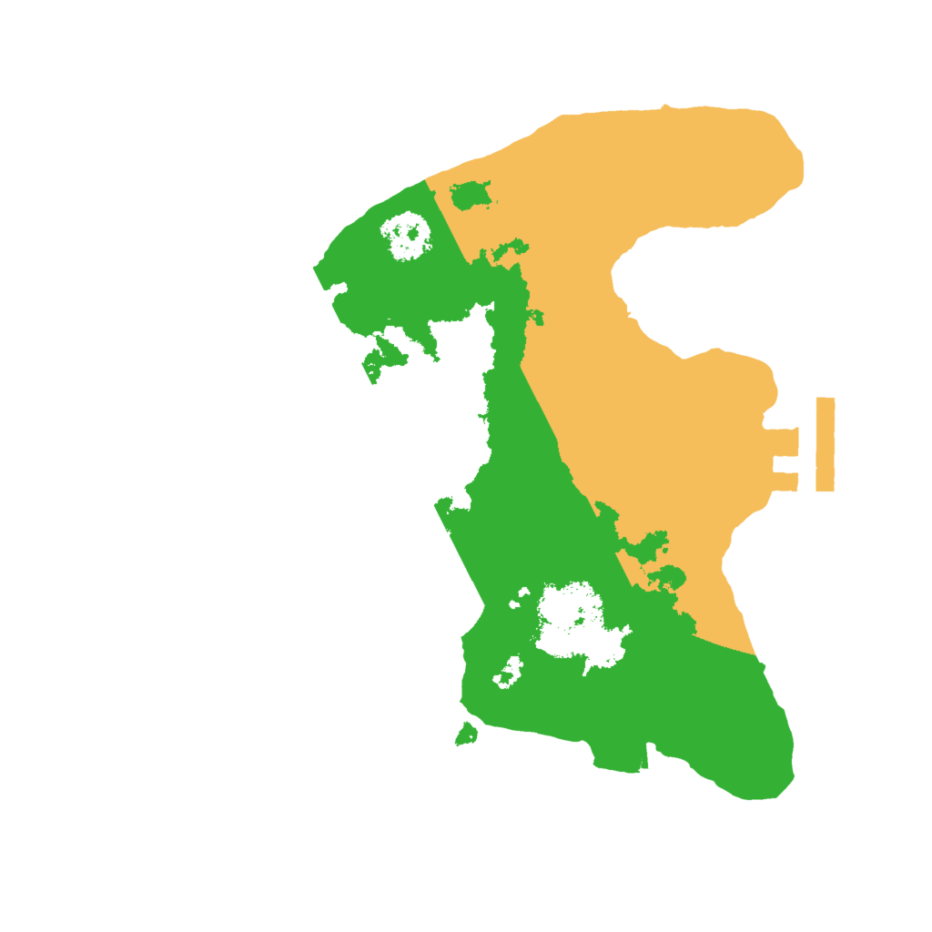 Biome Rust Map: Procedural Map, Size: 2000, Seed: 342423