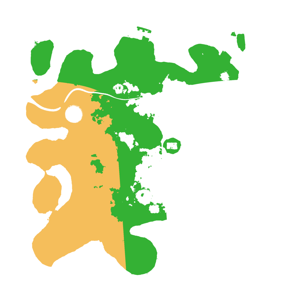 Biome Rust Map: Procedural Map, Size: 3000, Seed: 12883