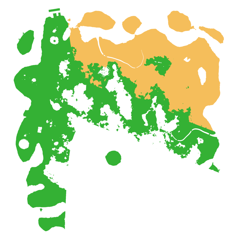 Biome Rust Map: Procedural Map, Size: 4400, Seed: 15757