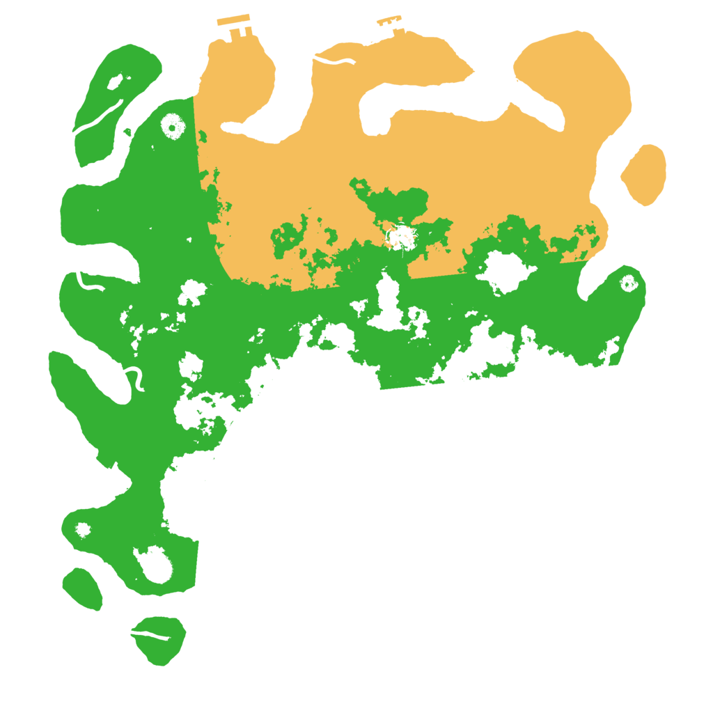 Biome Rust Map: Procedural Map, Size: 4400, Seed: 810624931