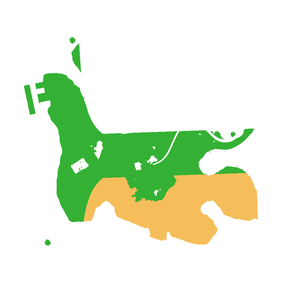 Biome Rust Map: Procedural Map, Size: 2000, Seed: 997223550