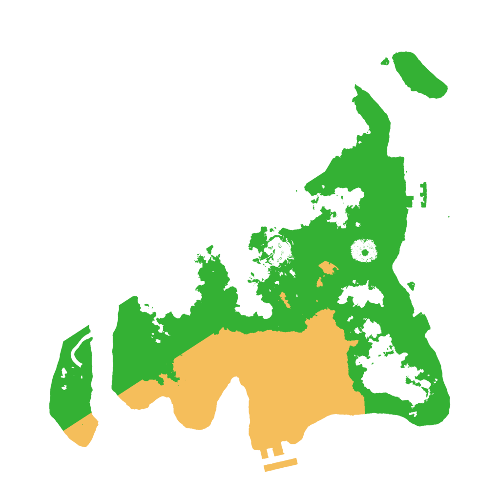 Biome Rust Map: Procedural Map, Size: 3000, Seed: 348667779