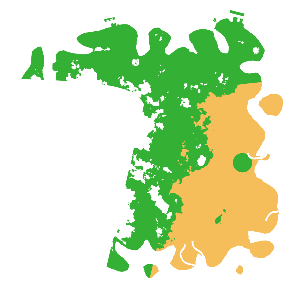 Biome Rust Map: Procedural Map, Size: 4096, Seed: 75594