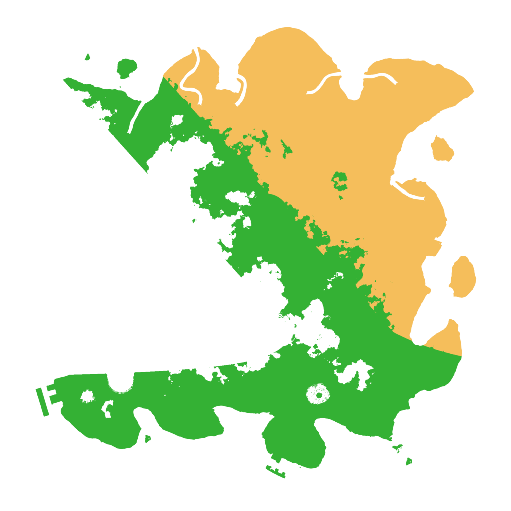 Biome Rust Map: Procedural Map, Size: 3600, Seed: 21307