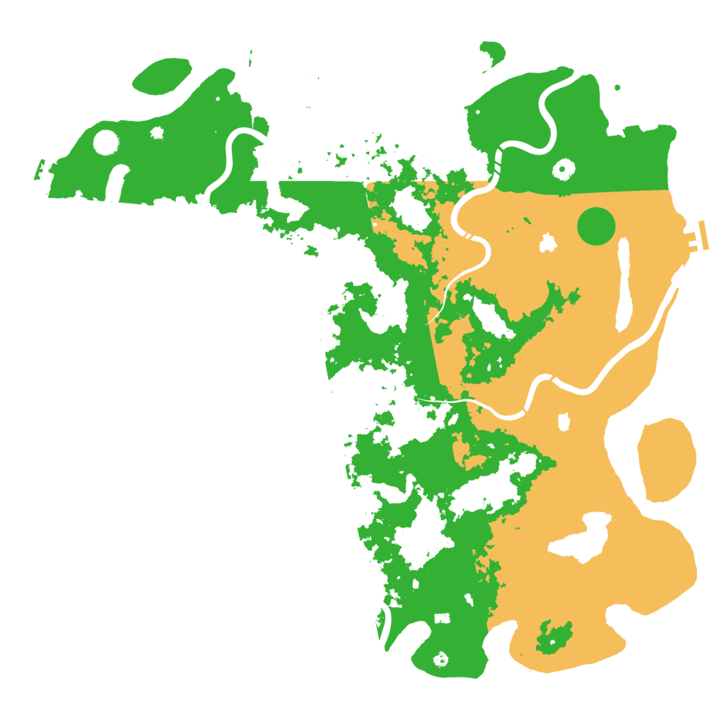 Biome Rust Map: Procedural Map, Size: 5000, Seed: 1772222120