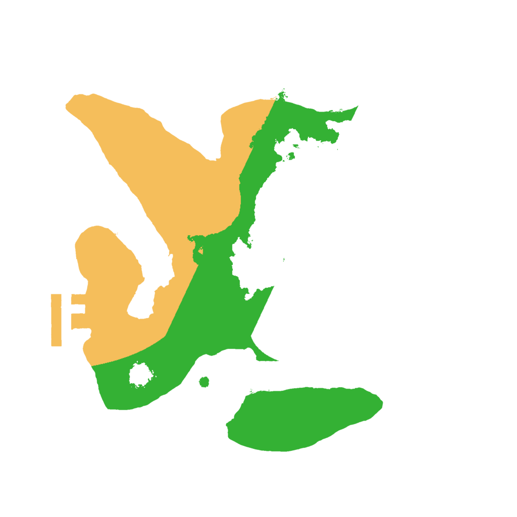 Biome Rust Map: Procedural Map, Size: 2000, Seed: 8034