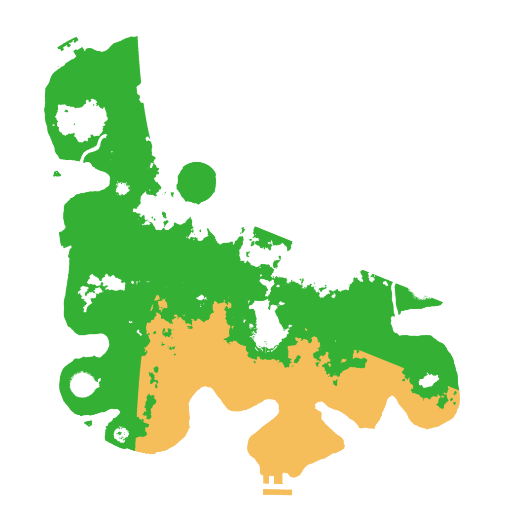 Biome Rust Map: Procedural Map, Size: 3500, Seed: 1418167332