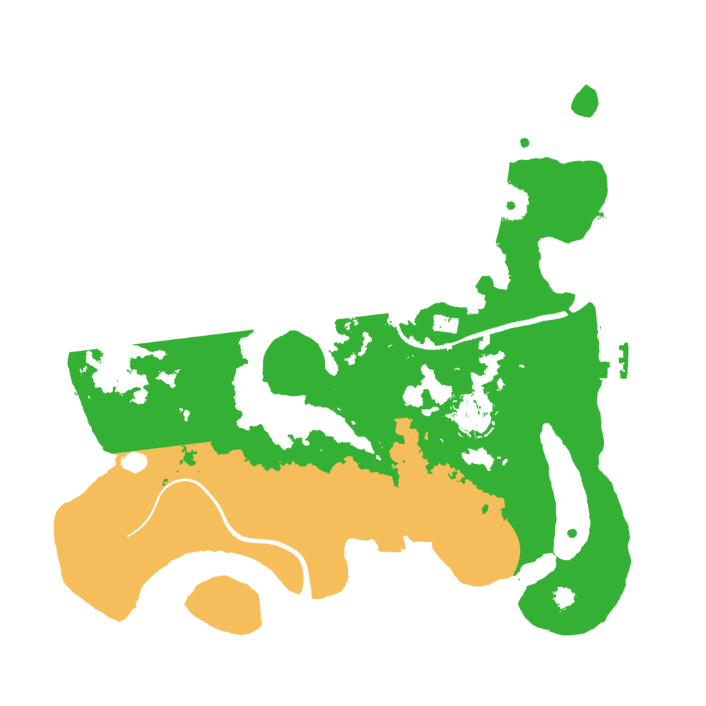 Biome Rust Map: Procedural Map, Size: 3000, Seed: 878968897