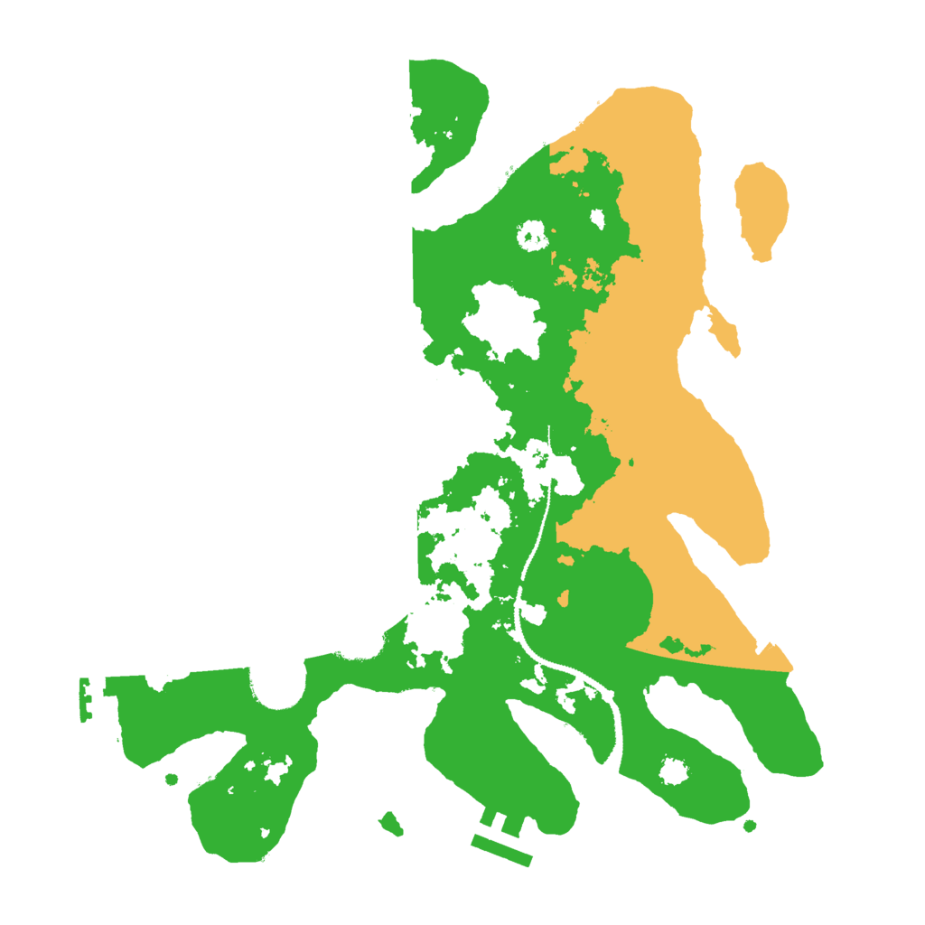 Biome Rust Map: Procedural Map, Size: 3000, Seed: 674227896