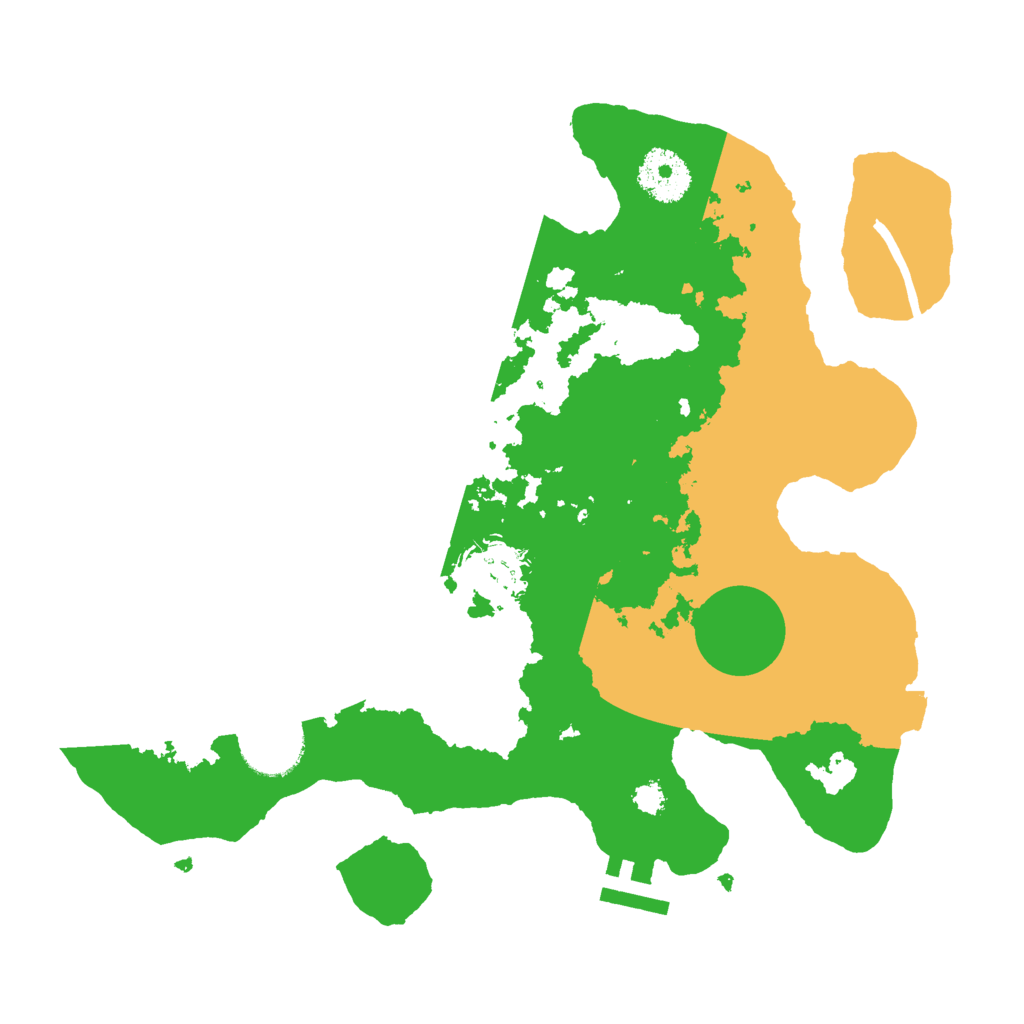 Biome Rust Map: Procedural Map, Size: 3000, Seed: 369929811