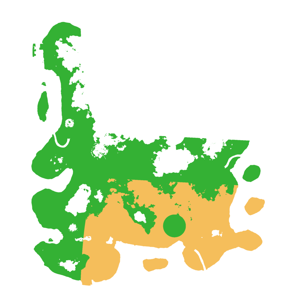 Biome Rust Map: Procedural Map, Size: 3500, Seed: 6941069