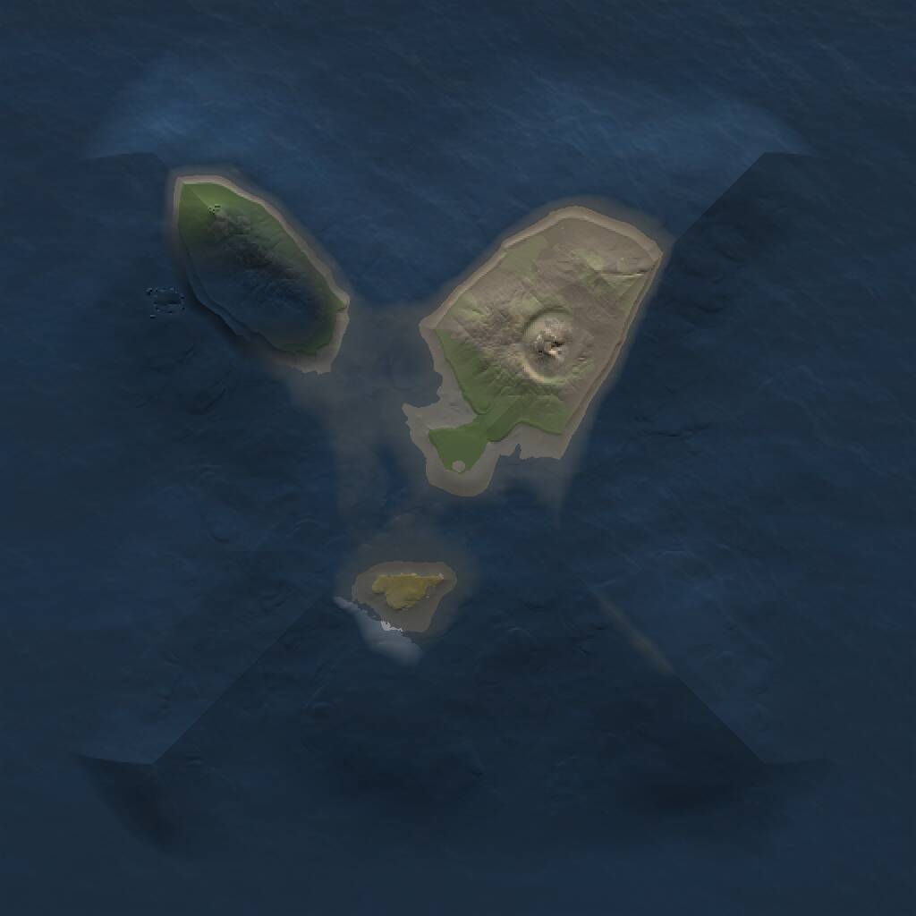 Rust Map: Procedural Map, Size: 1234, Seed: 9552905, 1 Monuments