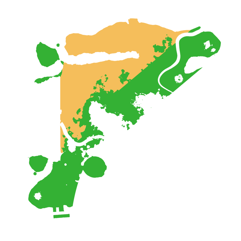 Biome Rust Map: Procedural Map, Size: 3000, Seed: 837070362