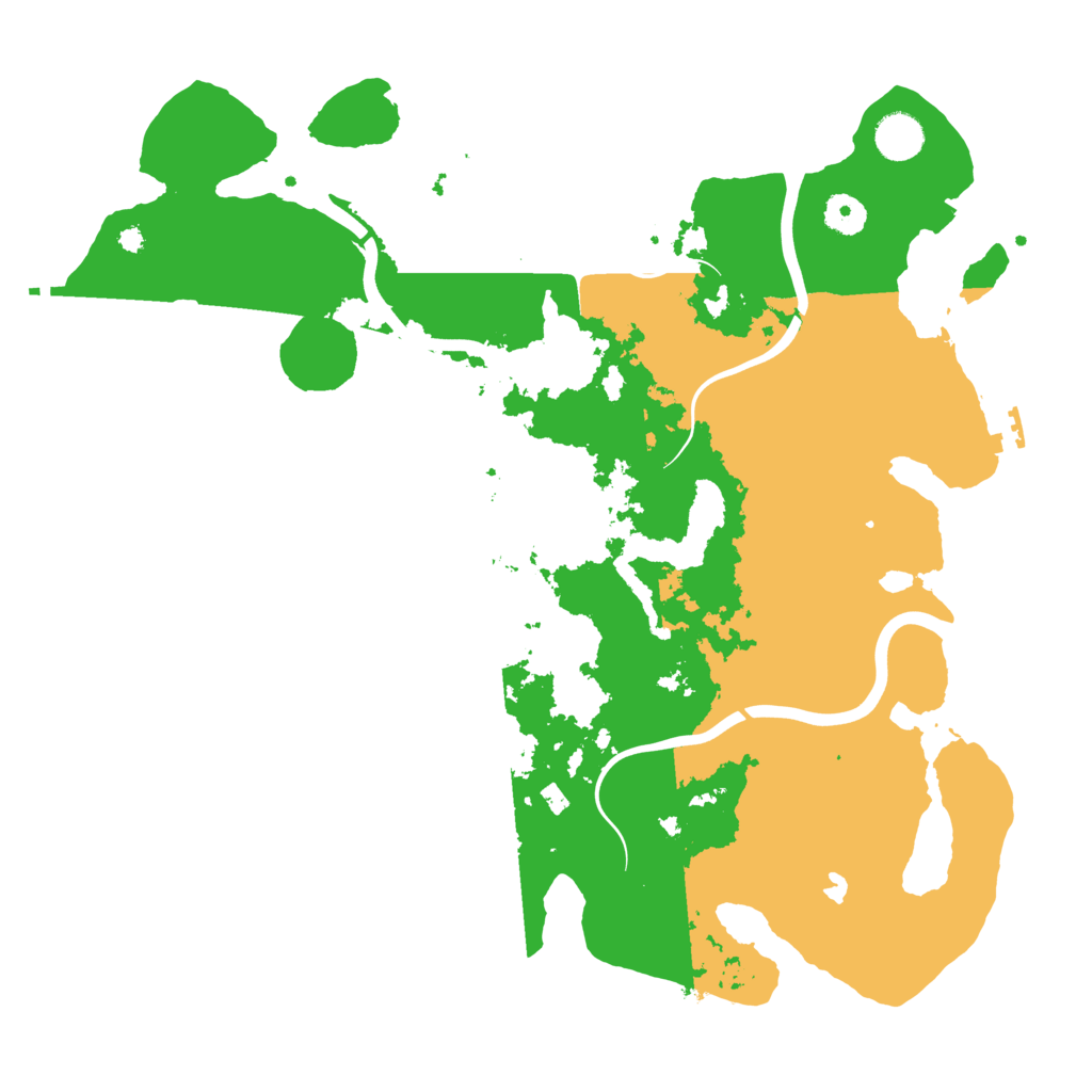 Biome Rust Map: Procedural Map, Size: 4000, Seed: 66897245