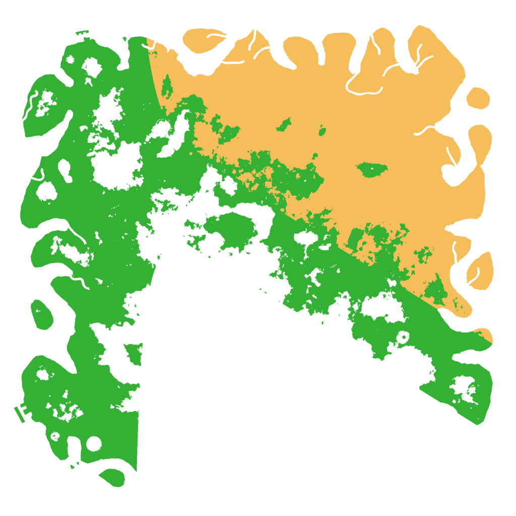 Biome Rust Map: Procedural Map, Size: 6000, Seed: 56413357