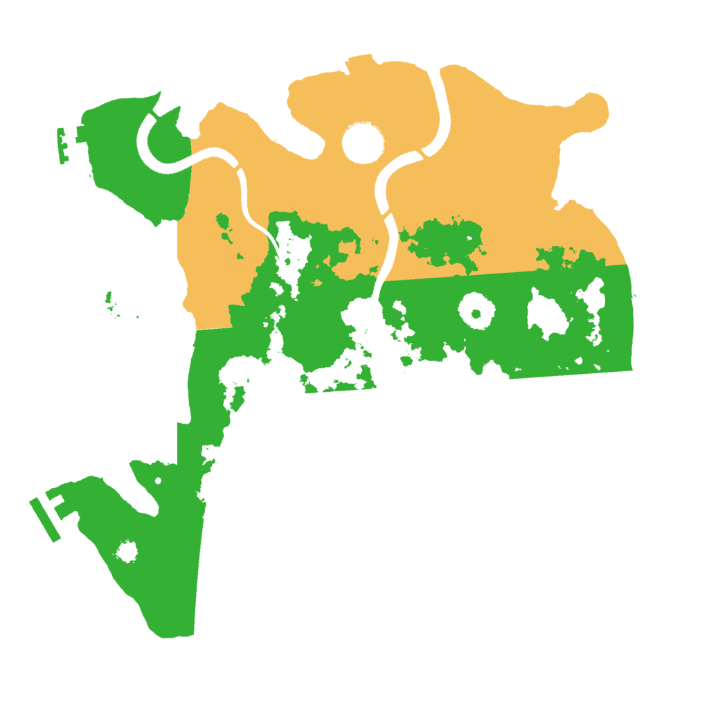 Biome Rust Map: Procedural Map, Size: 3000, Seed: 548569160