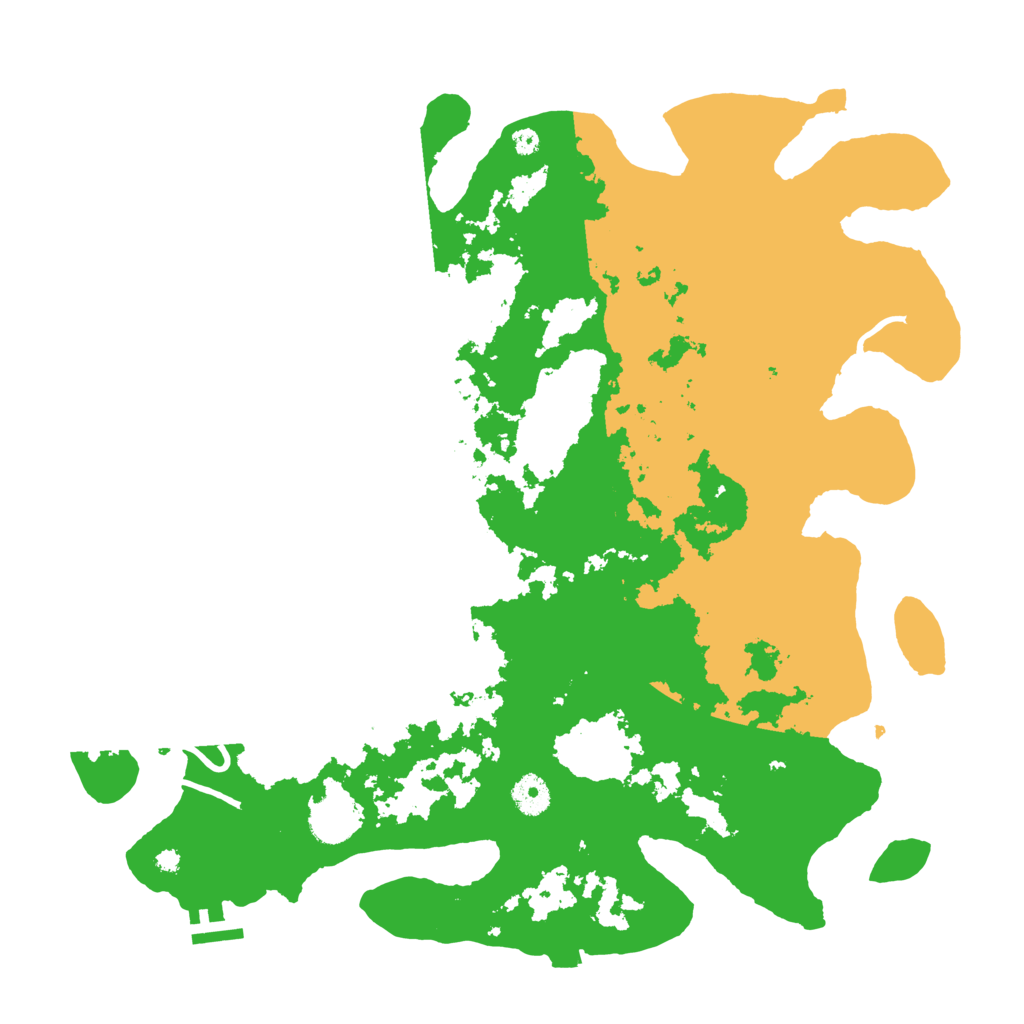 Biome Rust Map: Procedural Map, Size: 4000, Seed: 31496