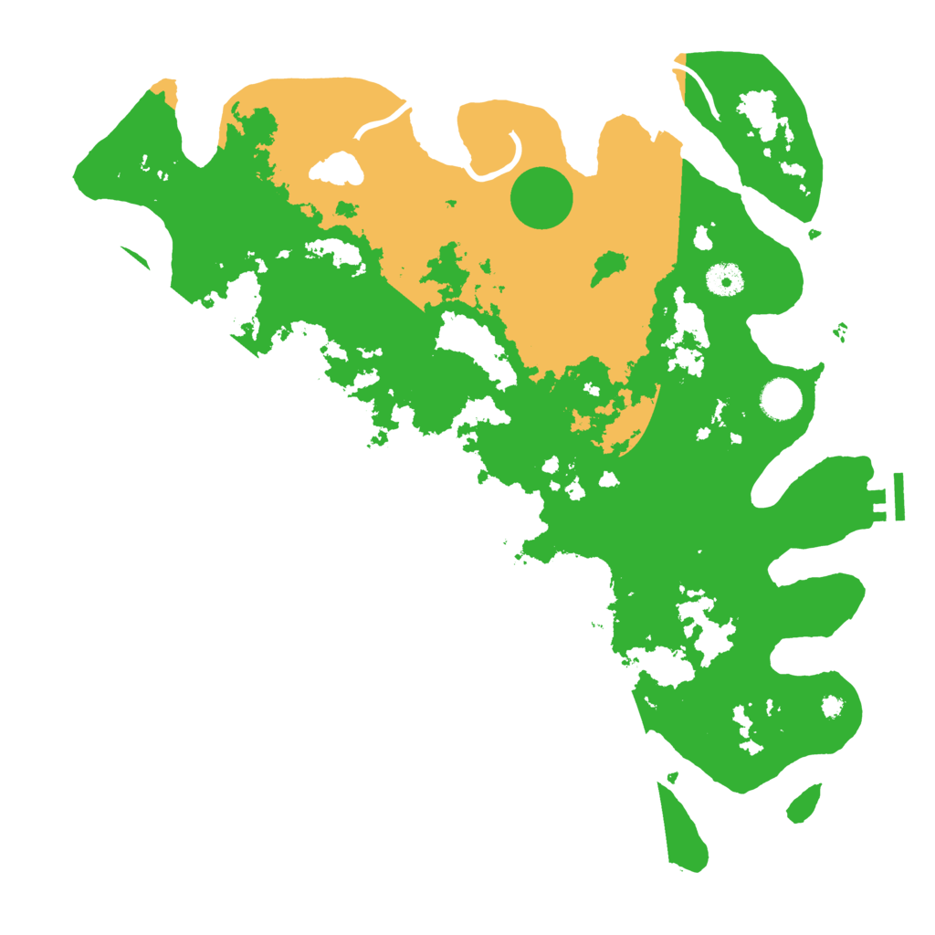 Biome Rust Map: Procedural Map, Size: 3950, Seed: 628397520