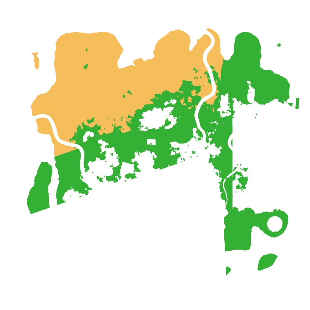 Biome Rust Map: Procedural Map, Size: 3800, Seed: 322512