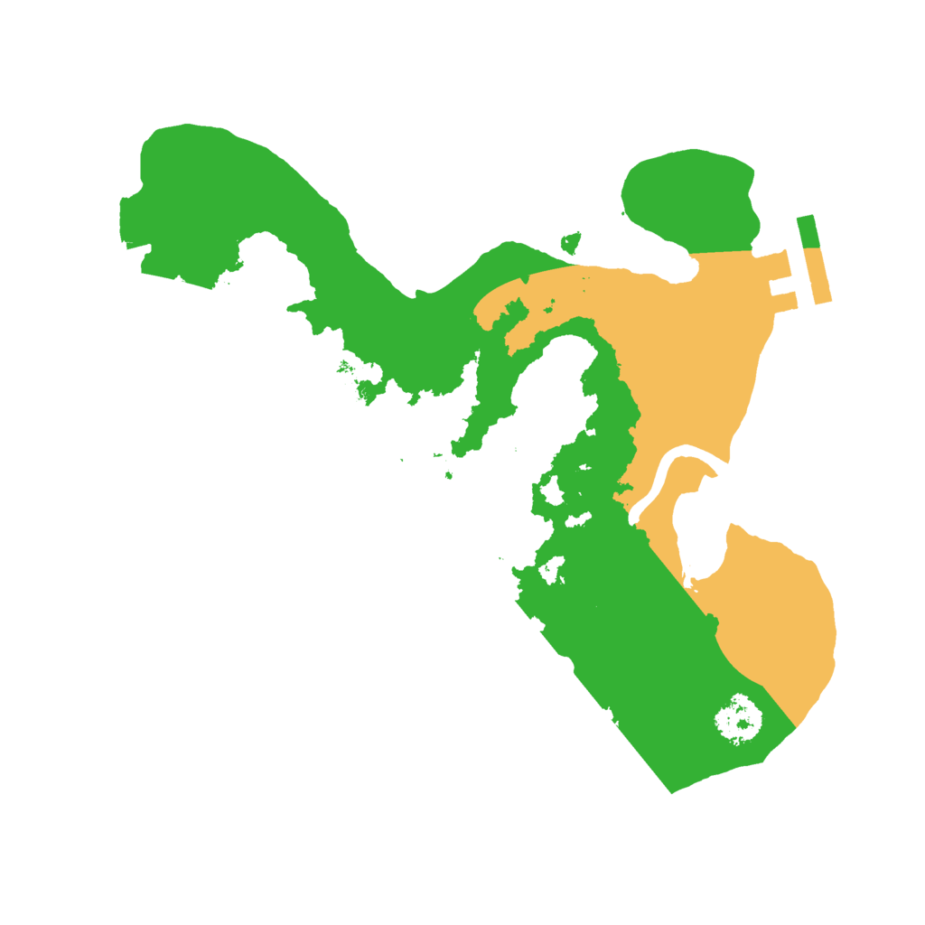 Biome Rust Map: Procedural Map, Size: 2100, Seed: 1546452