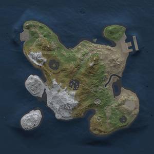 Thumbnail Rust Map: Procedural Map, Size: 2100, Seed: 1546452, 6 Monuments