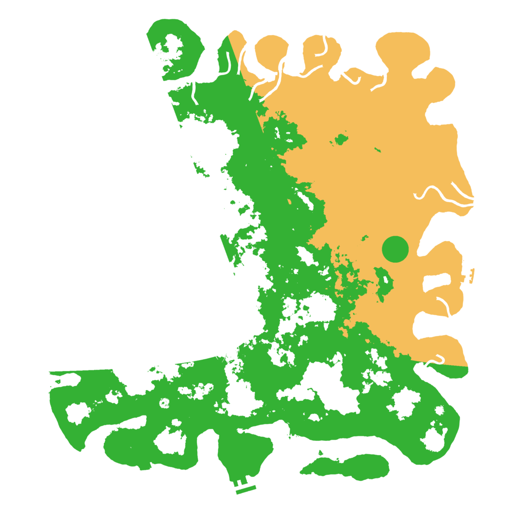 Biome Rust Map: Procedural Map, Size: 5000, Seed: 584