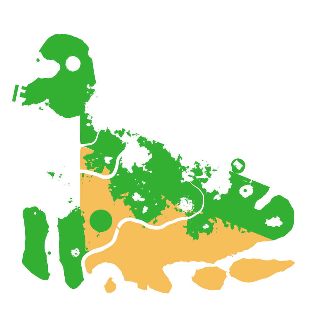 Biome Rust Map: Procedural Map, Size: 3800, Seed: 5358718