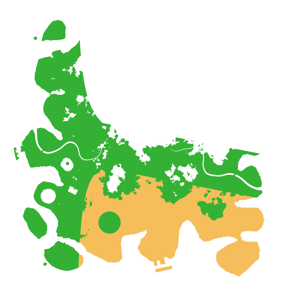 Biome Rust Map: Procedural Map, Size: 3500, Seed: 1792351134