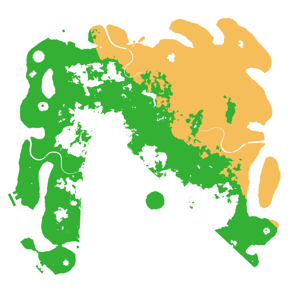 Biome Rust Map: Procedural Map, Size: 4500, Seed: 82442866