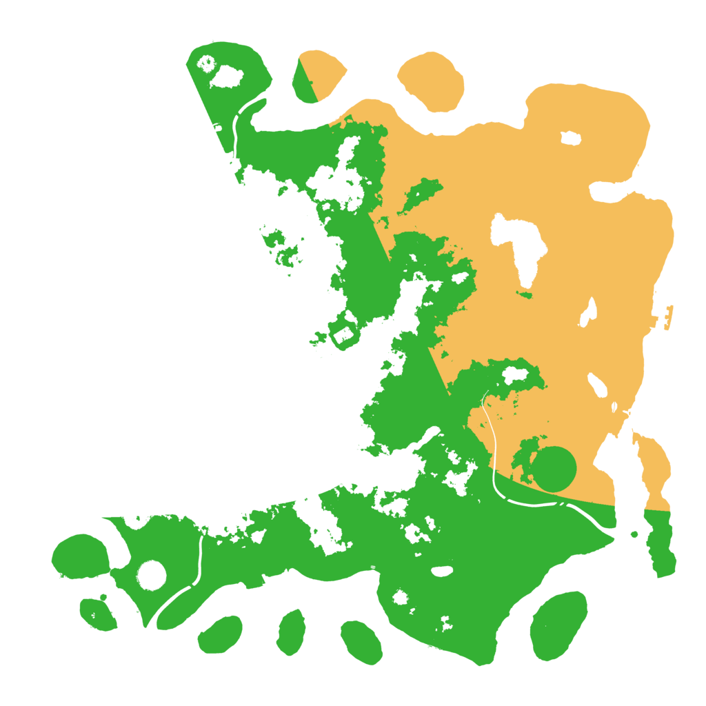 Biome Rust Map: Procedural Map, Size: 4250, Seed: 1891758941