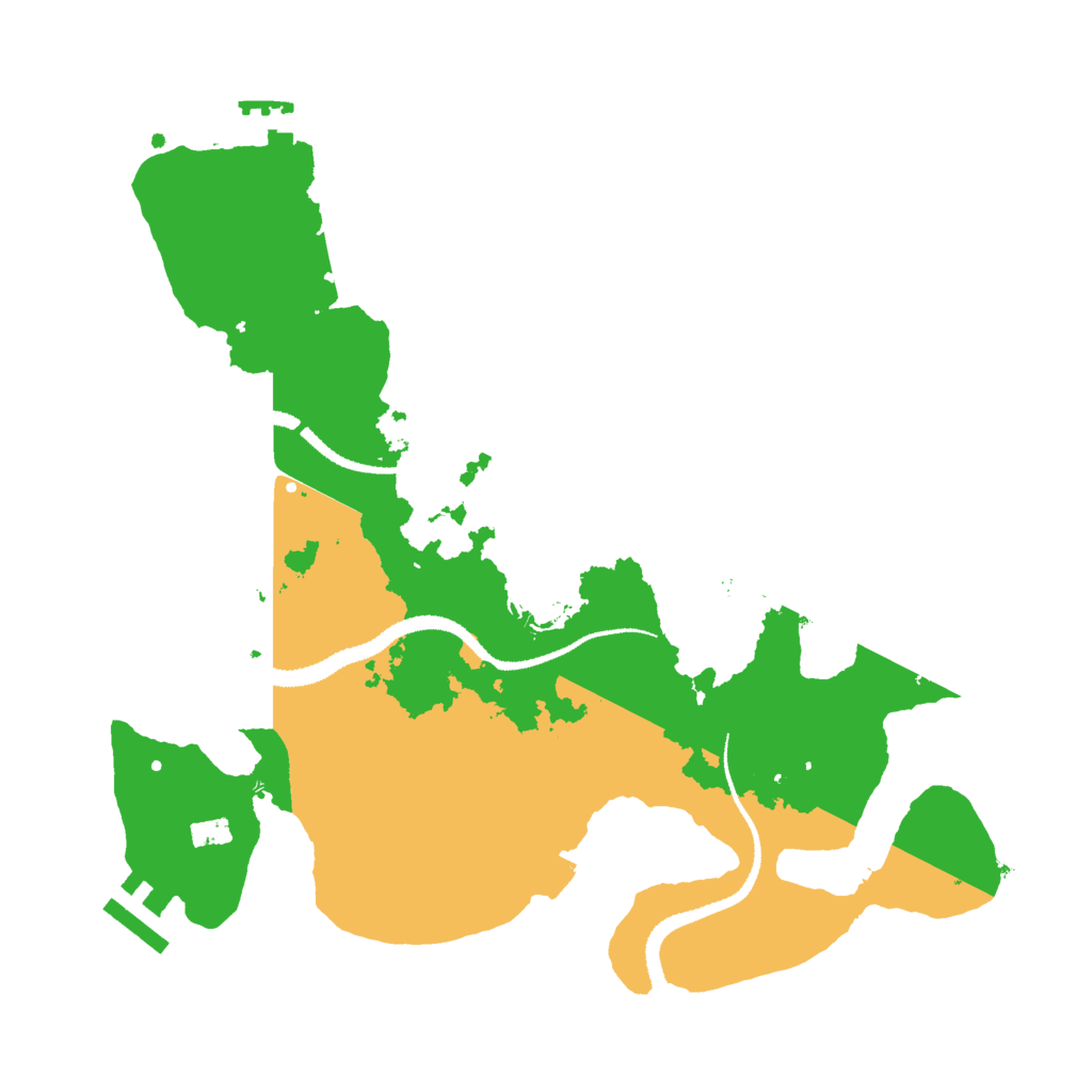Biome Rust Map: Procedural Map, Size: 3000, Seed: 6274805