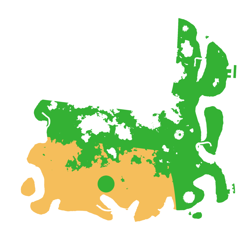 Biome Rust Map: Procedural Map, Size: 3800, Seed: 798590204