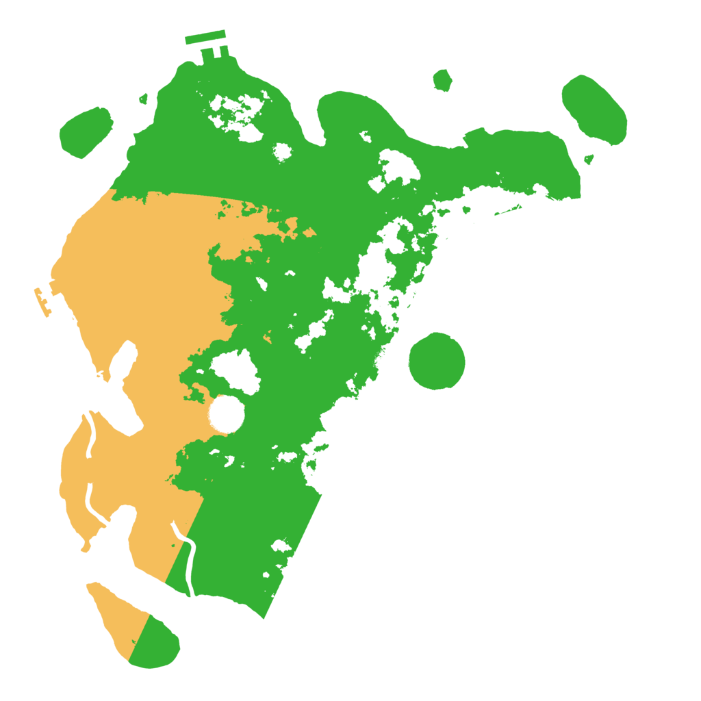 Biome Rust Map: Procedural Map, Size: 3500, Seed: 1737959294