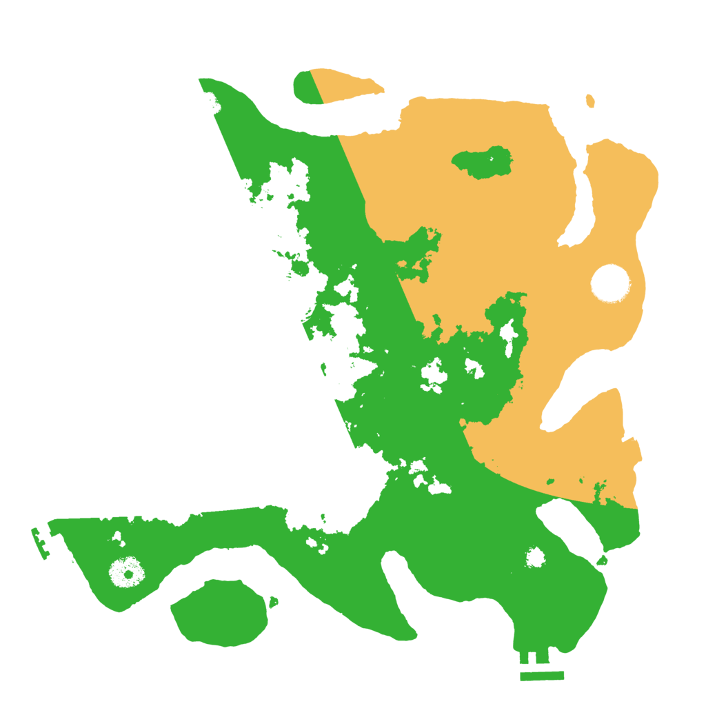 Biome Rust Map: Procedural Map, Size: 3250, Seed: 494235112