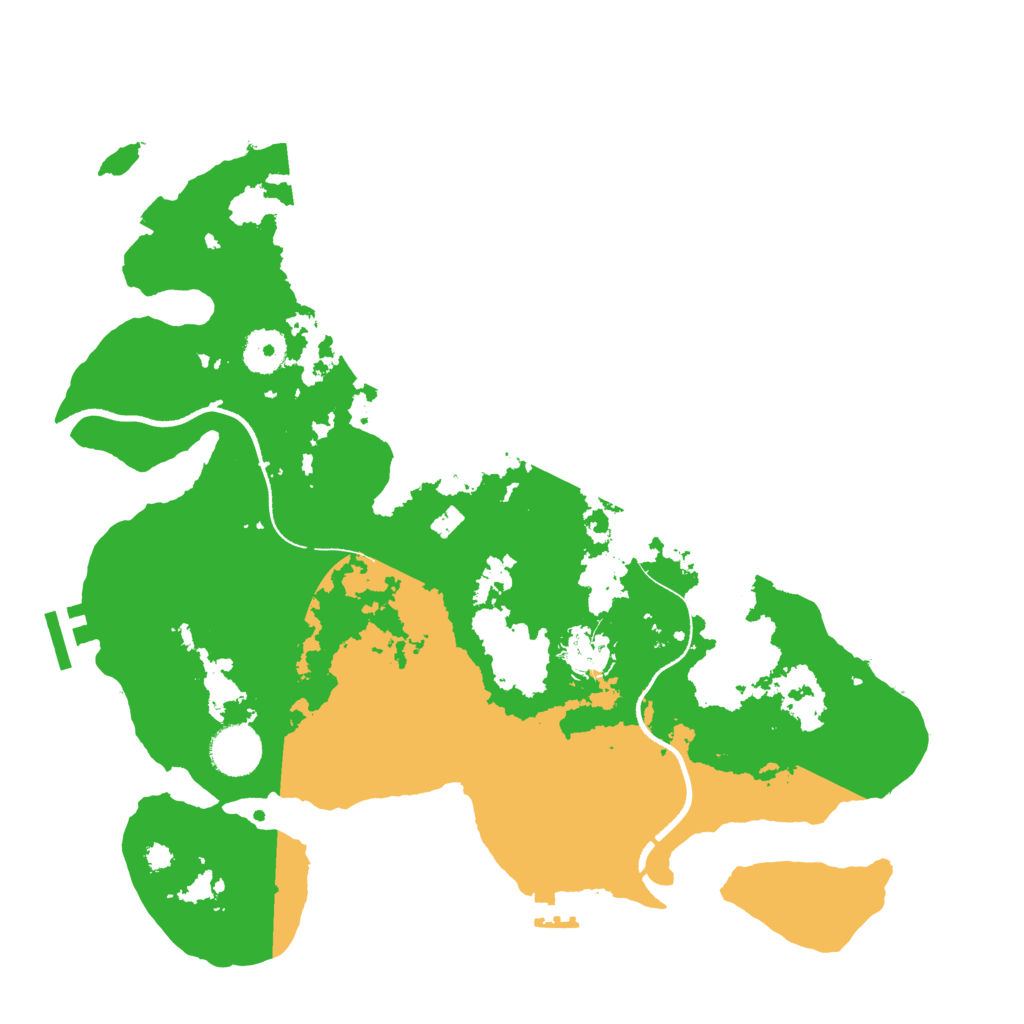 Biome Rust Map: Procedural Map, Size: 3500, Seed: 1771415691