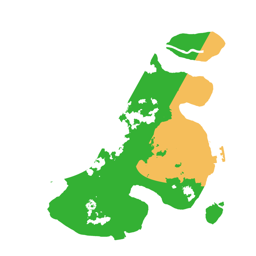 Biome Rust Map: Procedural Map, Size: 2500, Seed: 1700974326