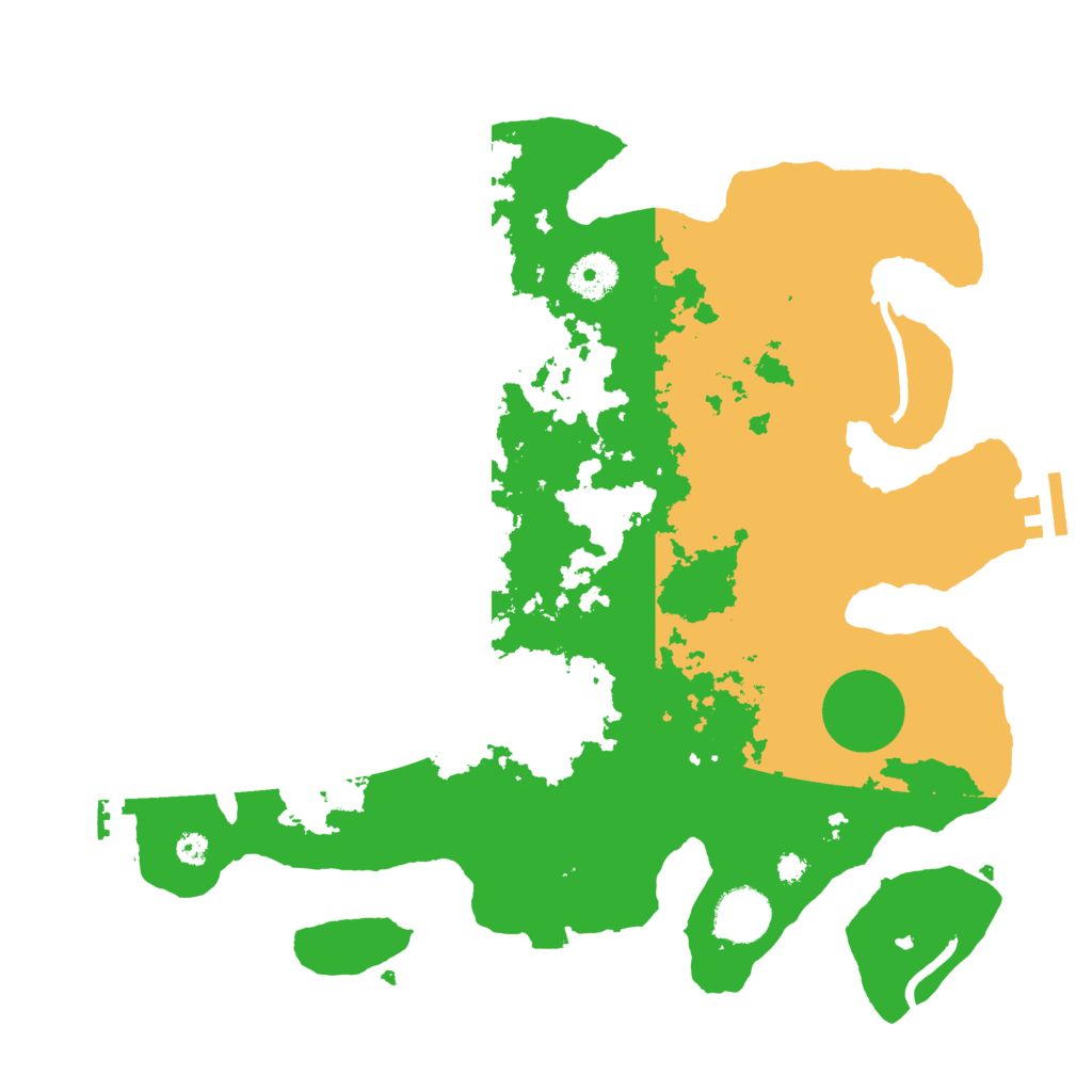 Biome Rust Map: Procedural Map, Size: 3500, Seed: 217390675