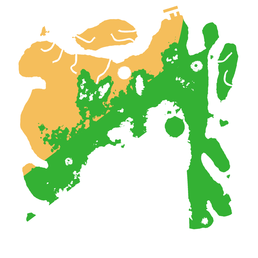 Biome Rust Map: Procedural Map, Size: 3500, Seed: 882042237