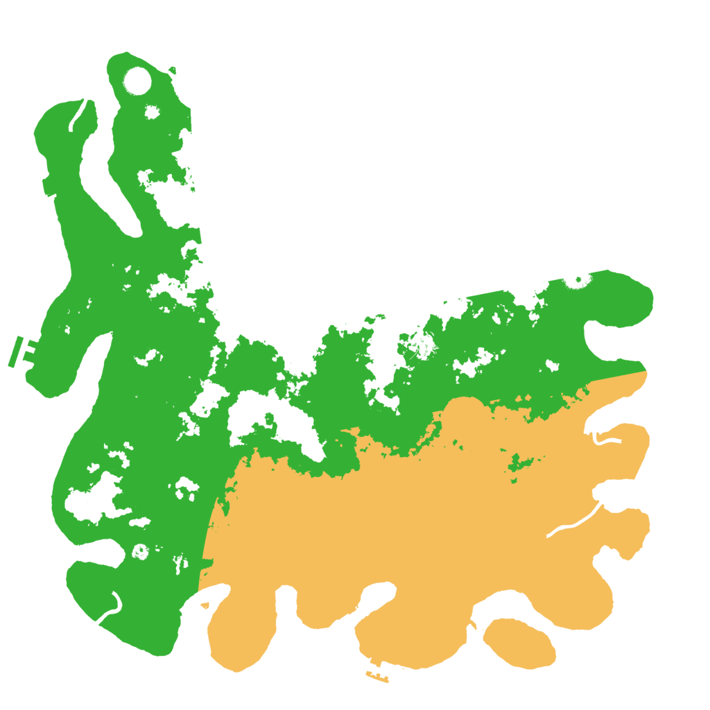 Biome Rust Map: Procedural Map, Size: 4500, Seed: 278487173