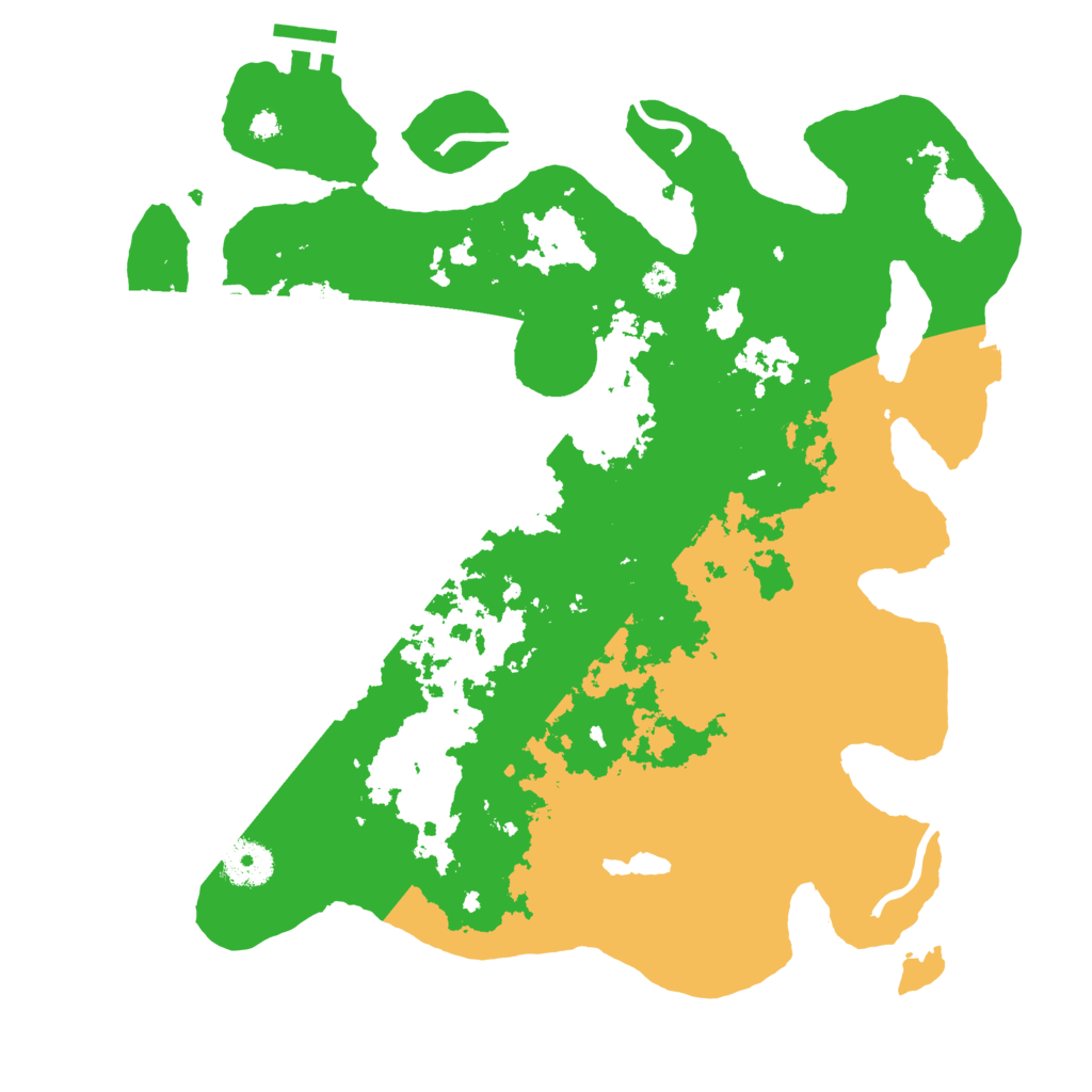 Biome Rust Map: Procedural Map, Size: 3500, Seed: 50190523