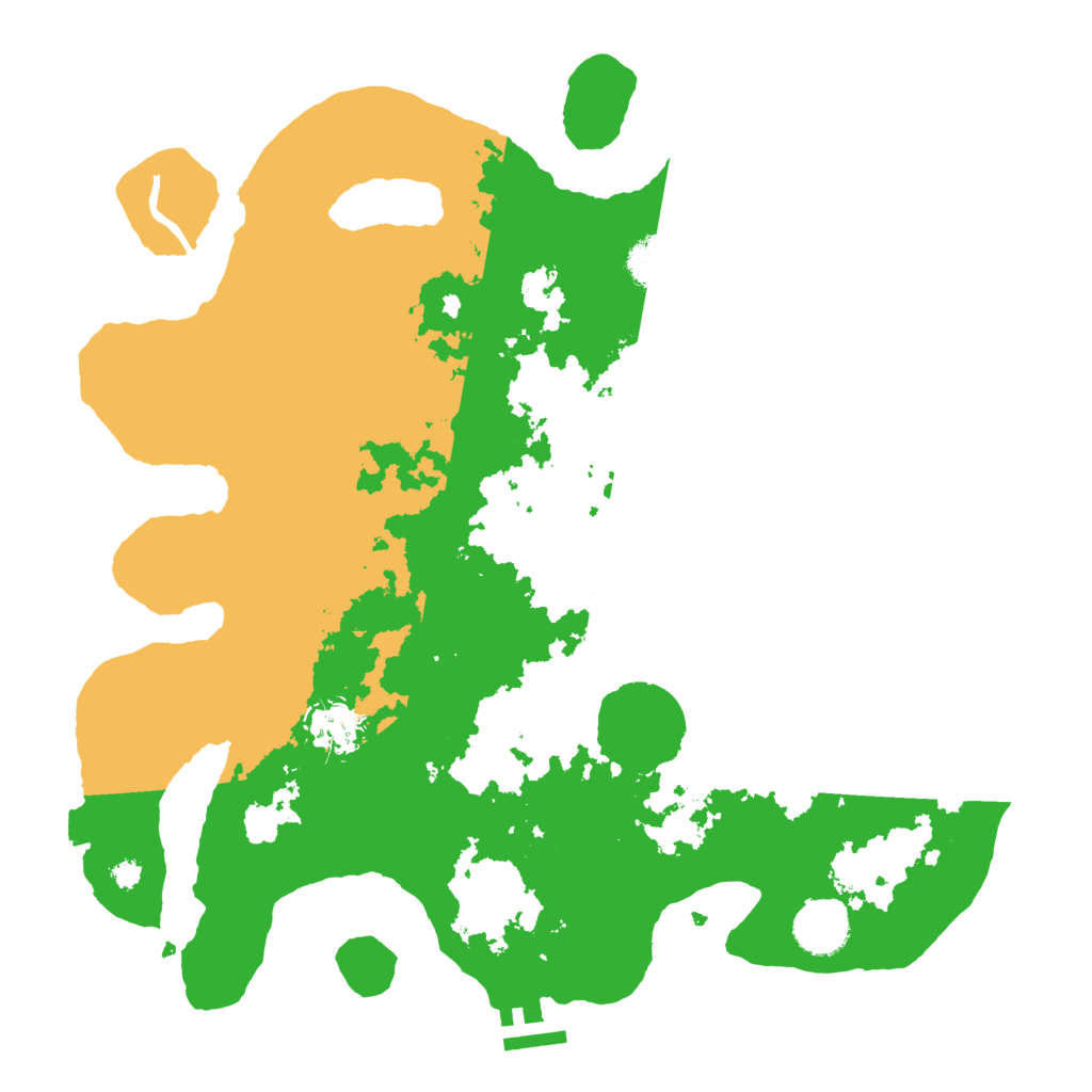 Biome Rust Map: Procedural Map, Size: 3500, Seed: 2044316599