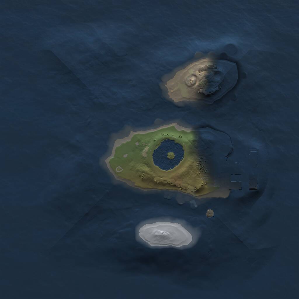 Rust Map: Procedural Map, Size: 1500, Seed: 1438699181, 2 Monuments