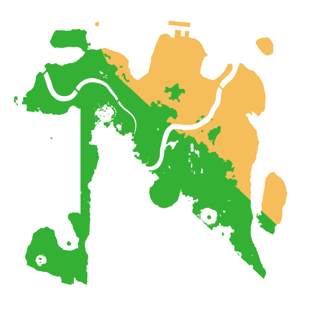 Biome Rust Map: Procedural Map, Size: 3000, Seed: 82442866