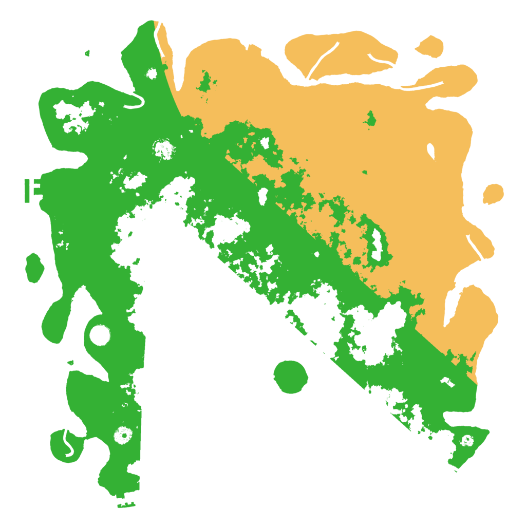 Biome Rust Map: Procedural Map, Size: 4500, Seed: 2024061473