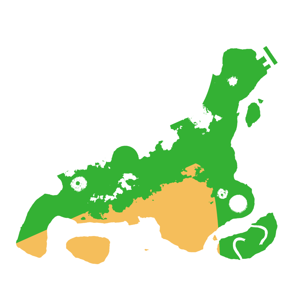 Biome Rust Map: Procedural Map, Size: 3000, Seed: 1123790265