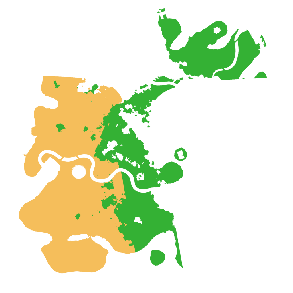 Biome Rust Map: Procedural Map, Size: 3750, Seed: 71428200