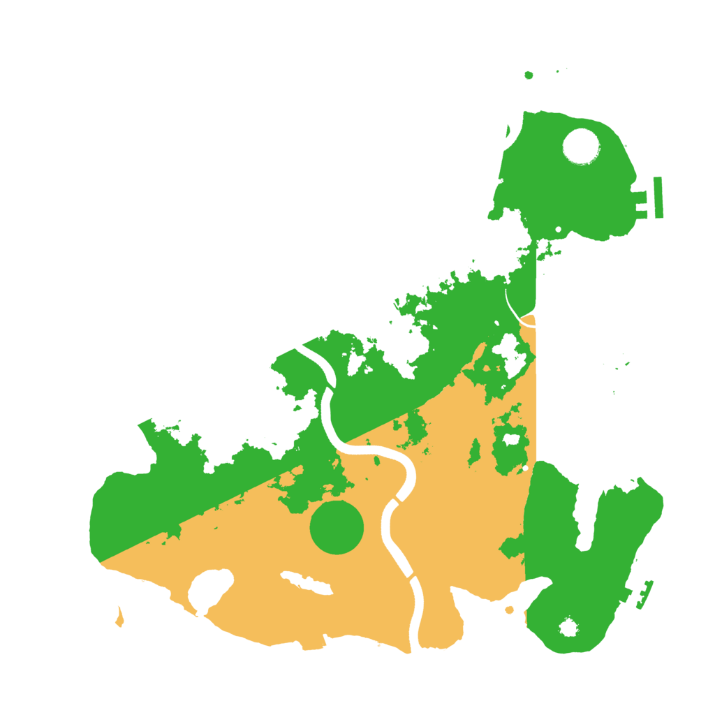 Biome Rust Map: Procedural Map, Size: 3500, Seed: 112229624