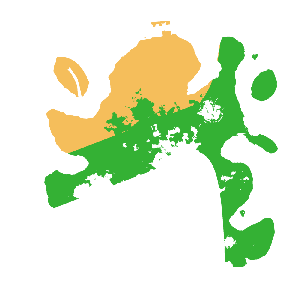 Biome Rust Map: Procedural Map, Size: 2500, Seed: 1932293076