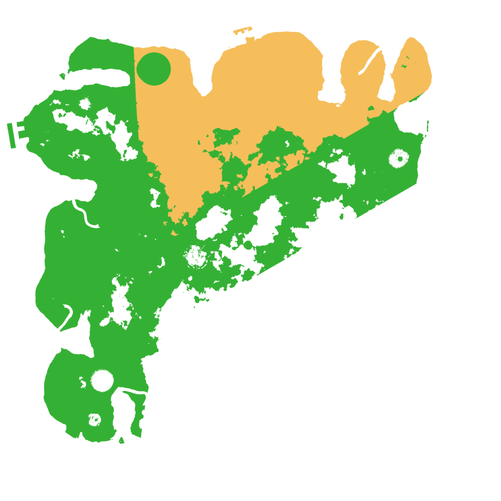 Biome Rust Map: Procedural Map, Size: 4000, Seed: 13125