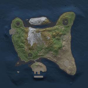 Thumbnail Rust Map: Procedural Map, Size: 2000, Seed: 89531125, 6 Monuments